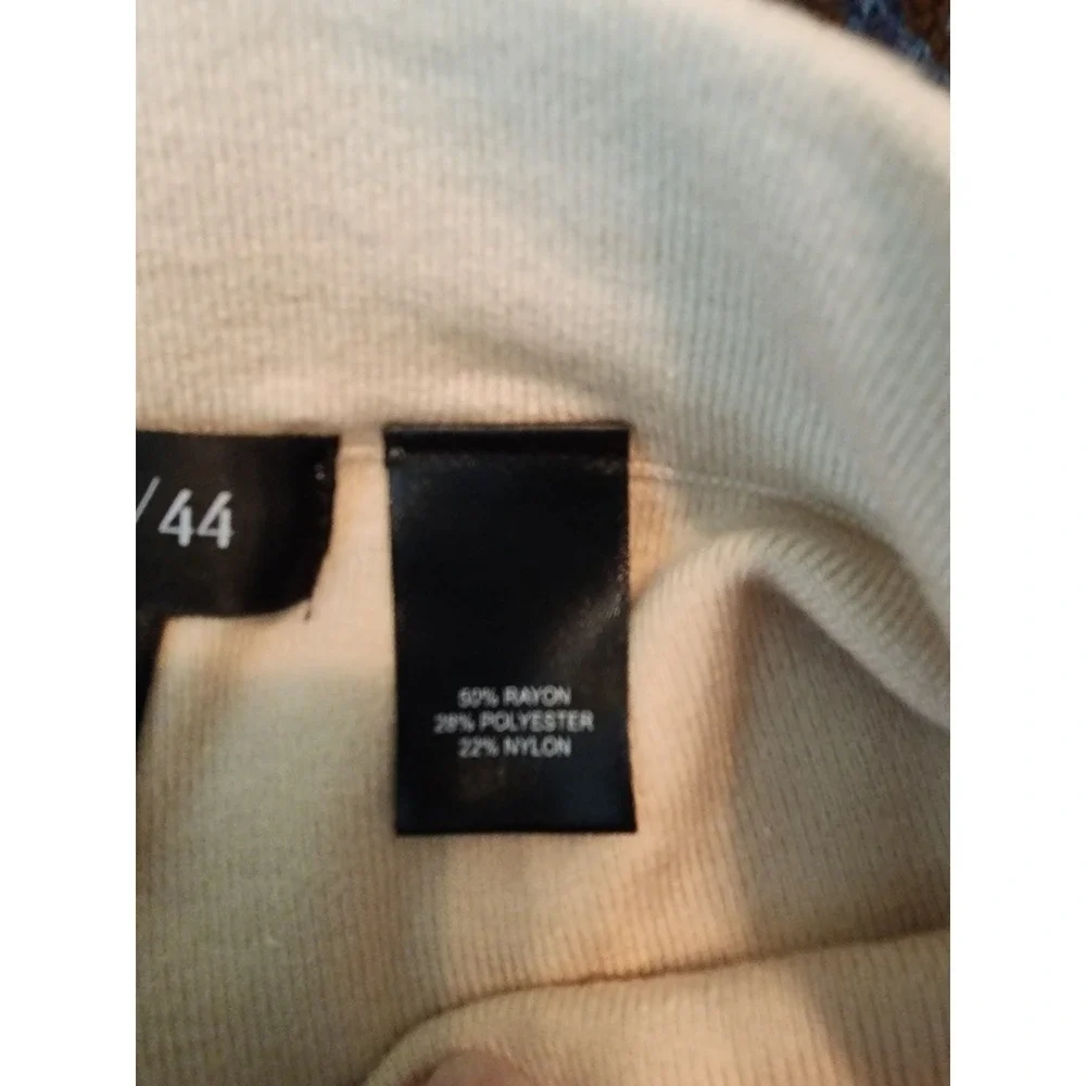 Bailey 44 Womens M Cream Knit Wide Leg Crop Pants Sweater Lounge Coastal Resort - Picture 8 of 8